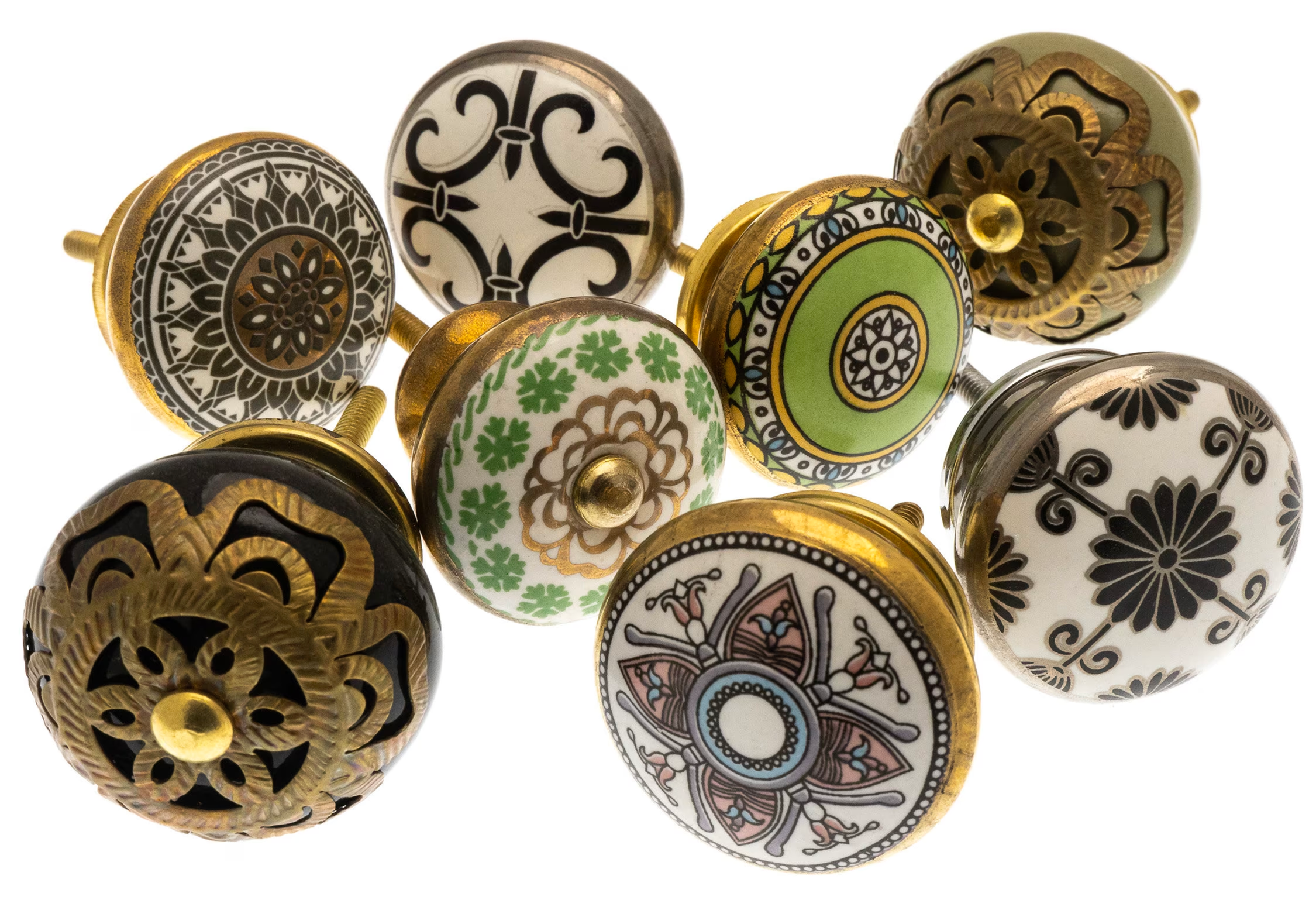 Ornate drawer pull
knobs