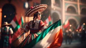 Woman wearing a sombrero