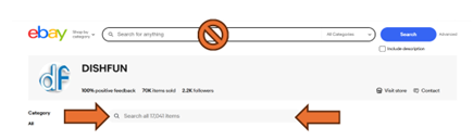 Dishfun eBay Store Home Page