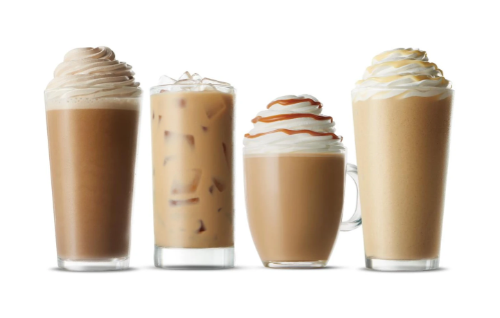Four Frozen Coffees