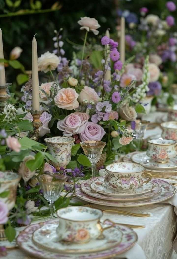 Outdoor tablescape