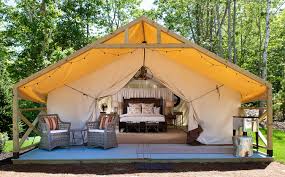 Glamping setup