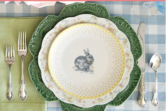 Easter place setting