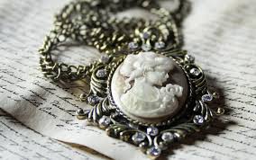 Vintage cameo necklace