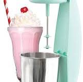 Milkshake and retro blender
