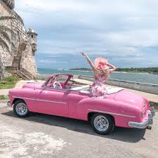 Pink car