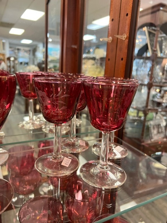 Red Glassware