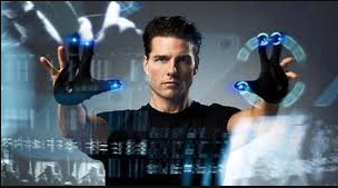 Person using virtual computer