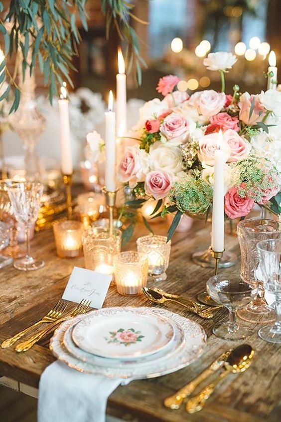 Vintage wedding table
